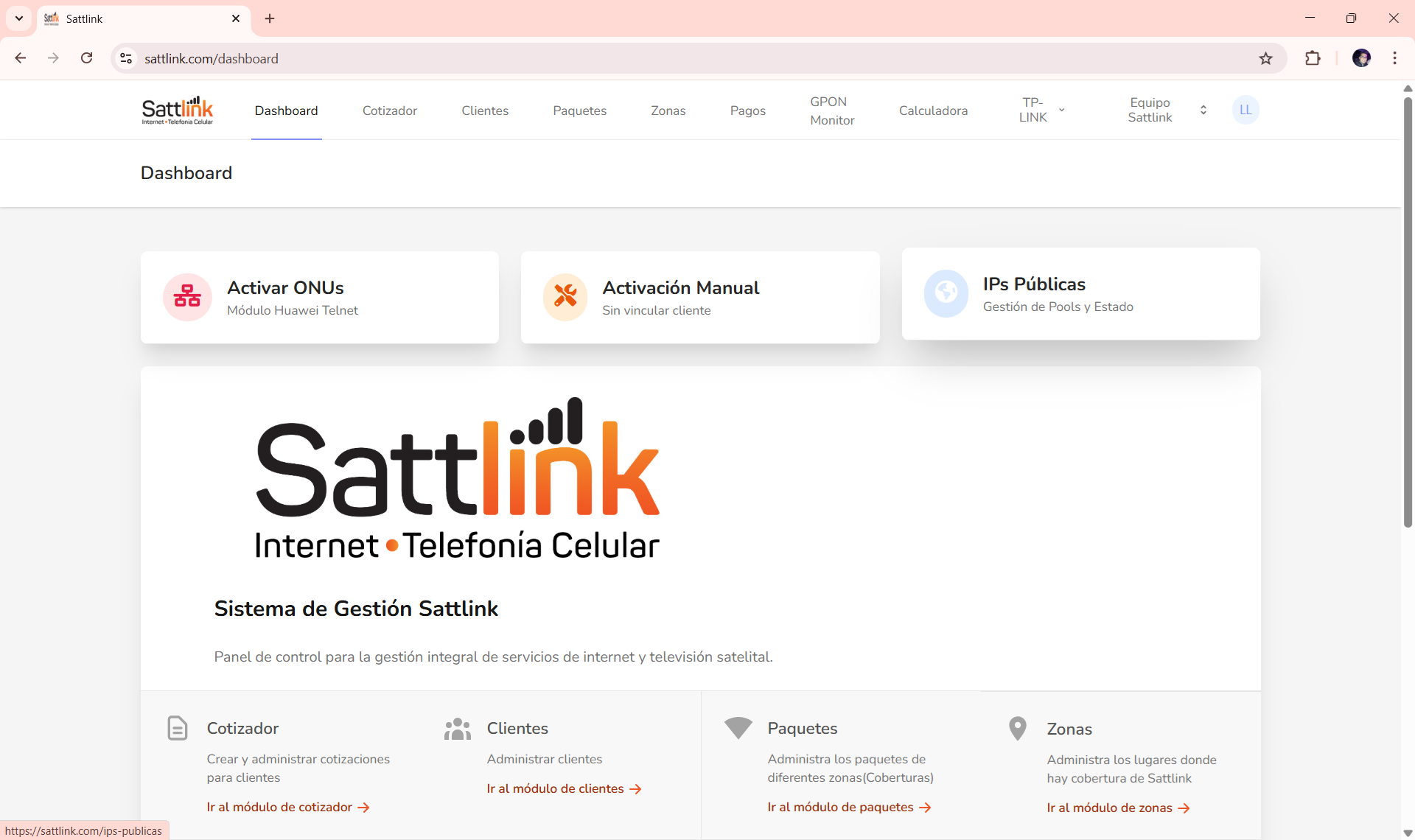 Sattlink ERP